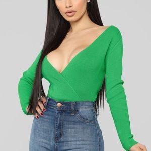 Fashion Nova Green sweater